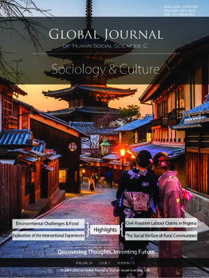 GJHSS-C Sociology & Sociology of culture: Volume 24 Issue C2