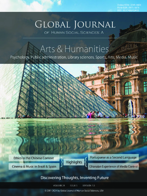 GJHSS-A Arts & Humanities: Volume 24 Issue A5
