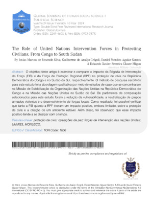 The Role of United Nations Intervention Forces 