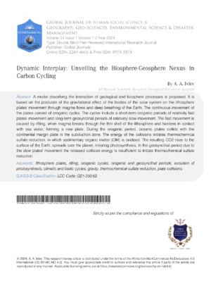 Dynamic Interplay: Unveiling the Biosphere-Geosphere