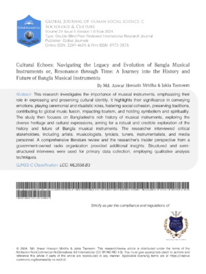 Cultural Echoes: Navigating the Legacy and Evolution of Bangla Musical