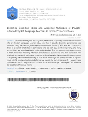 Exploring Cognitive Skills and Academic Outcomes 