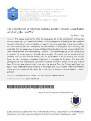 The Construction of American National Identity 