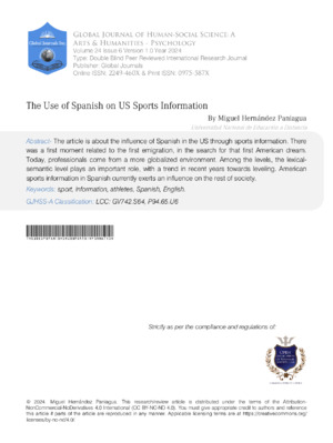 The Use of Spanish in US Sports