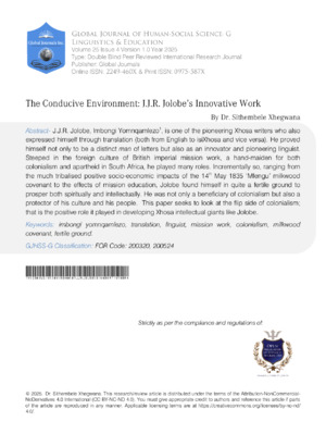 The Conducive Environment