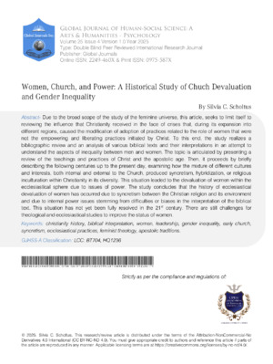 Women, Church, and Power